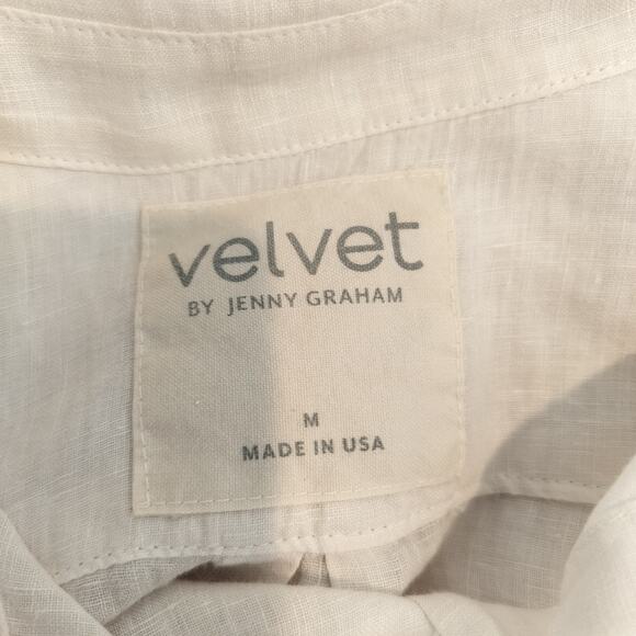 Velvet by Jenny Graham Mulholland Linen Button Up Shirt - Picture 10 of 11